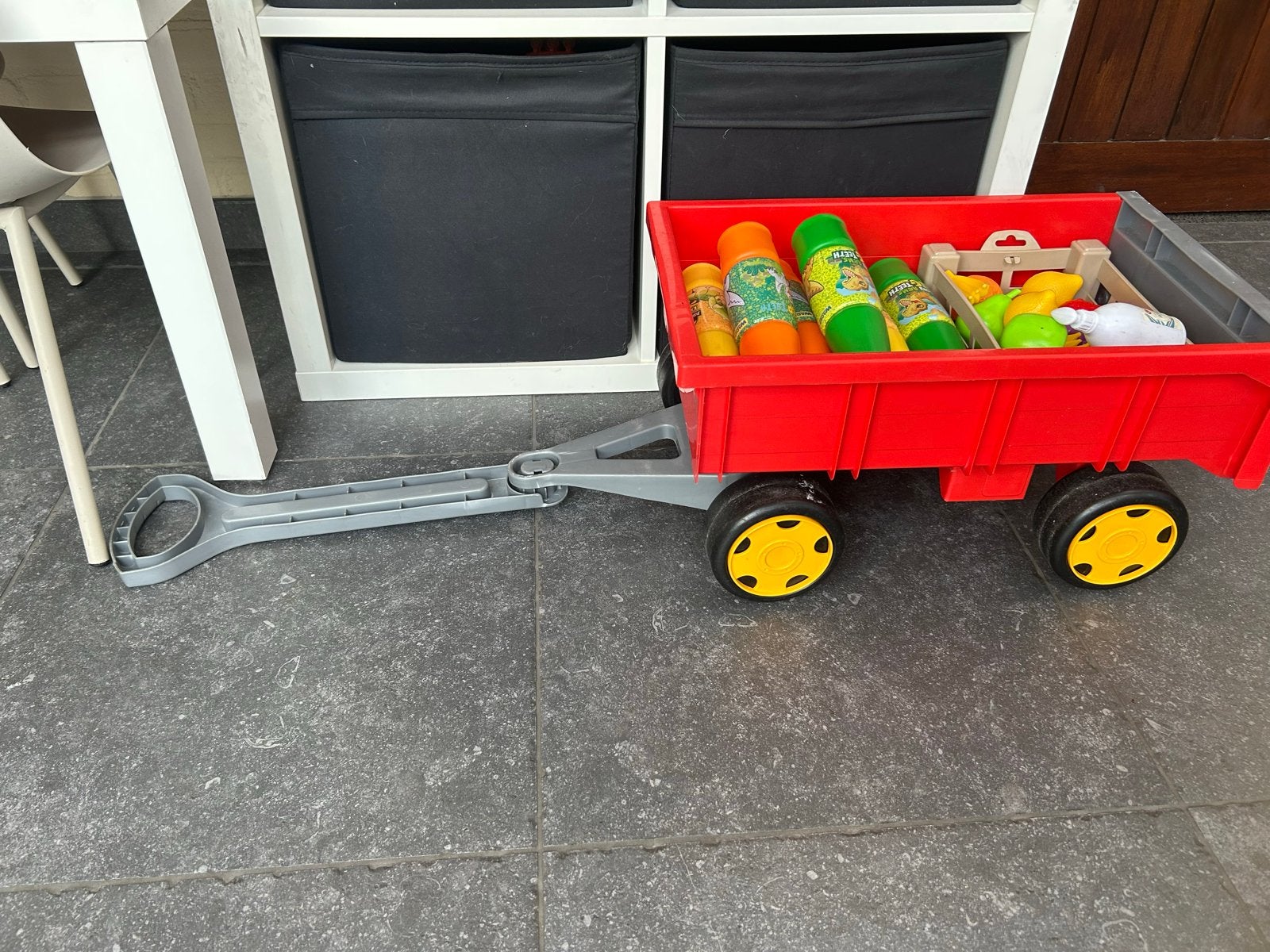Ride bolderkar met trekstang voor kinderen, Ophalen, Gebruikt, Duwvoertuig