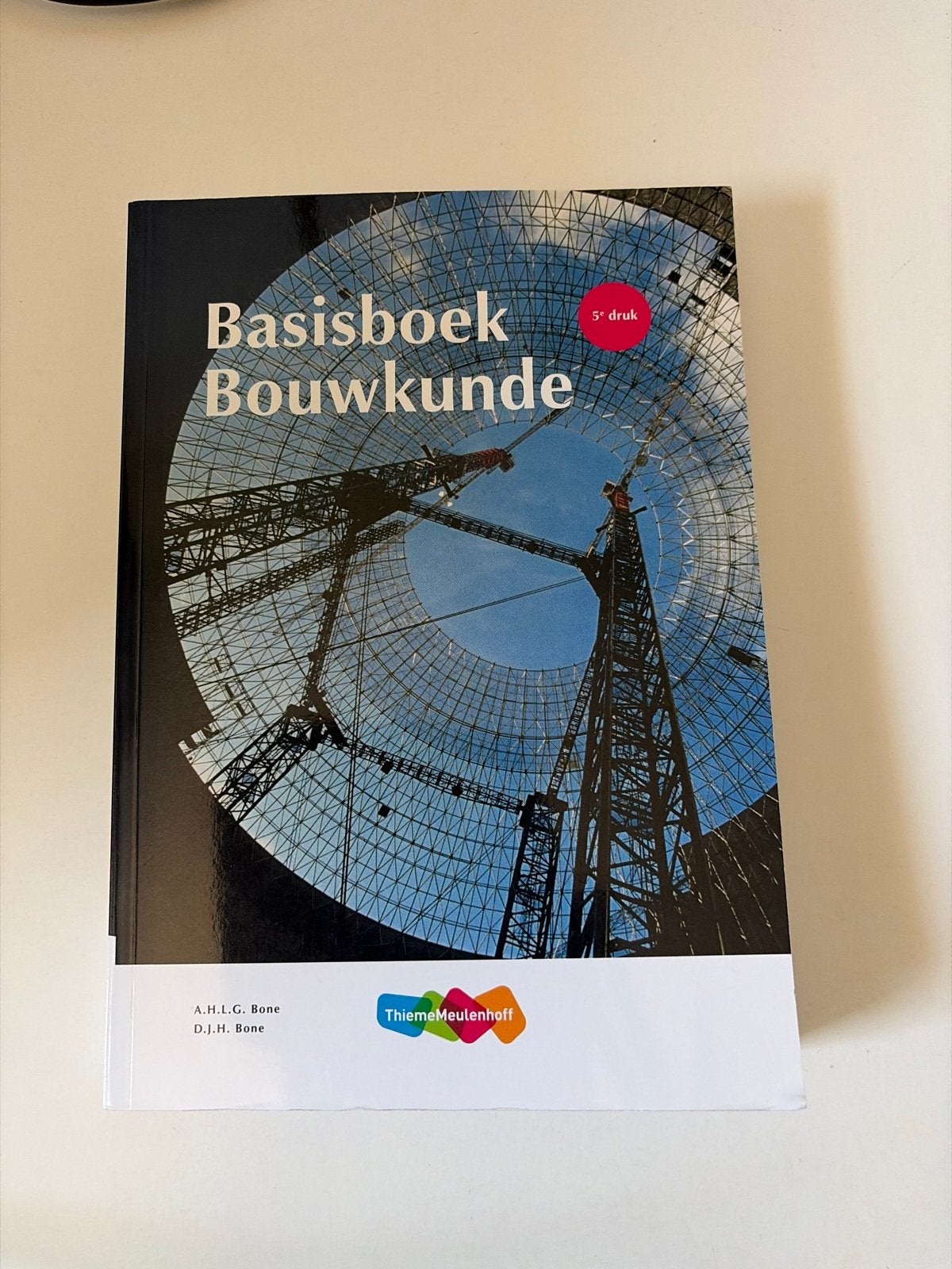 Basisboek Bouwkunde 3e druk - Thiememeulenhoff, Boeken, Ophalen of Verzenden, Beta, Zo goed als nieuw, HBO