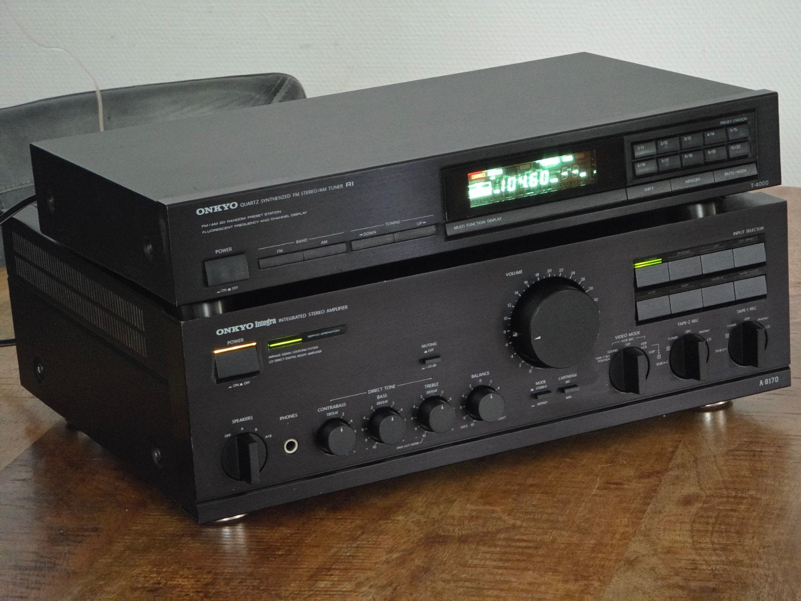 Onkyo Stereo Set (A-8170 + T-4000), Overige merken, Gebruikt, Ophalen of Verzenden, Nvt