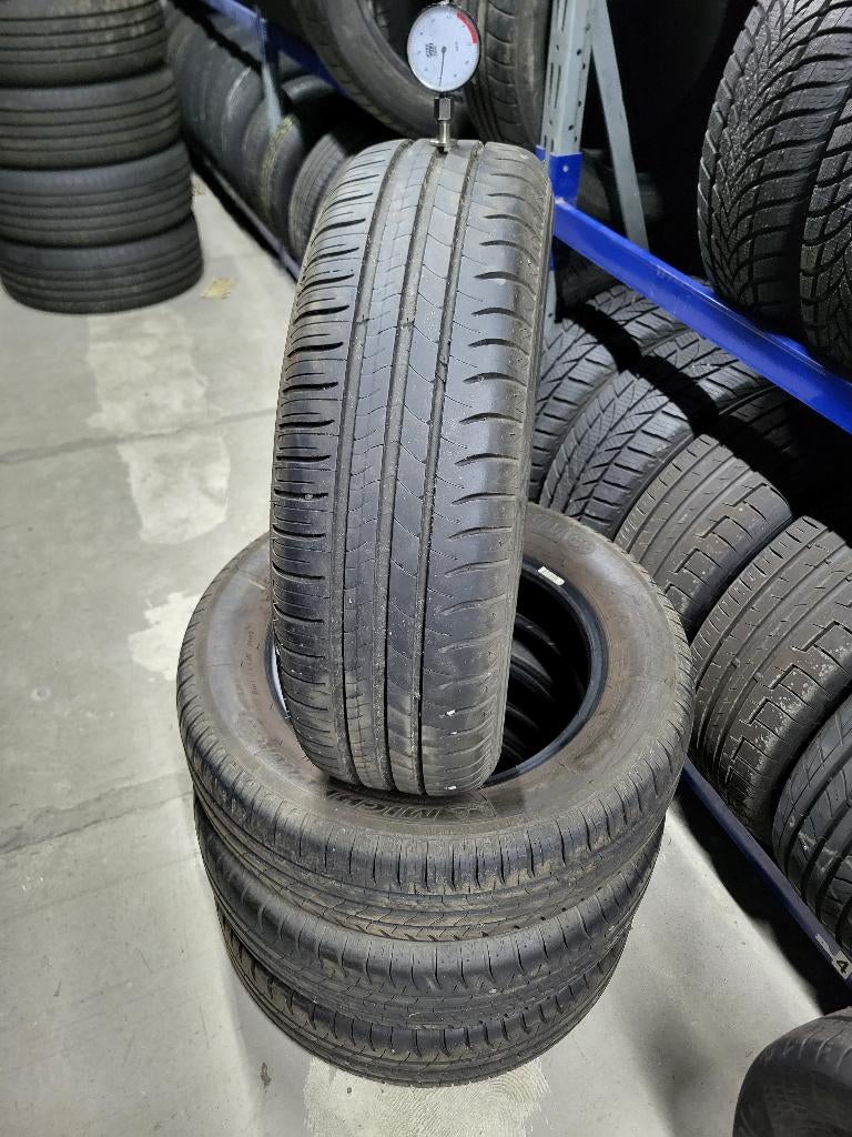 4 x 185/65/15 Michelin Energysaver 7mm 160,- Incl montage!, Gebruikt, 15 inch, Michelin France, Zomerbanden