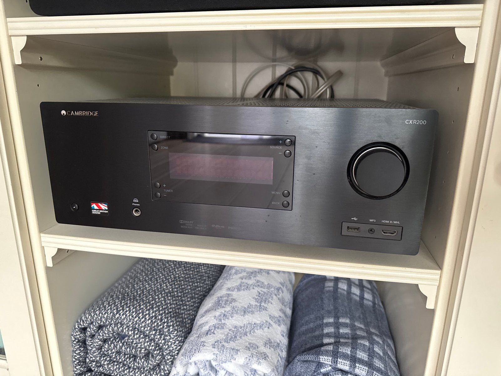 Cambridge CXR200 receiver, Overige merken, Gebruikt, Ophalen of Verzenden, 120 watt of meer