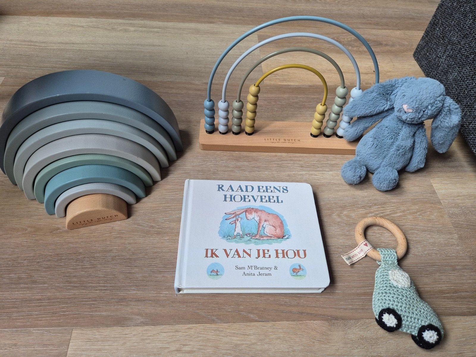 Leuke set babyspullen/cadeautjes voor een jongen, Ophalen of Verzenden, Zo goed als nieuw