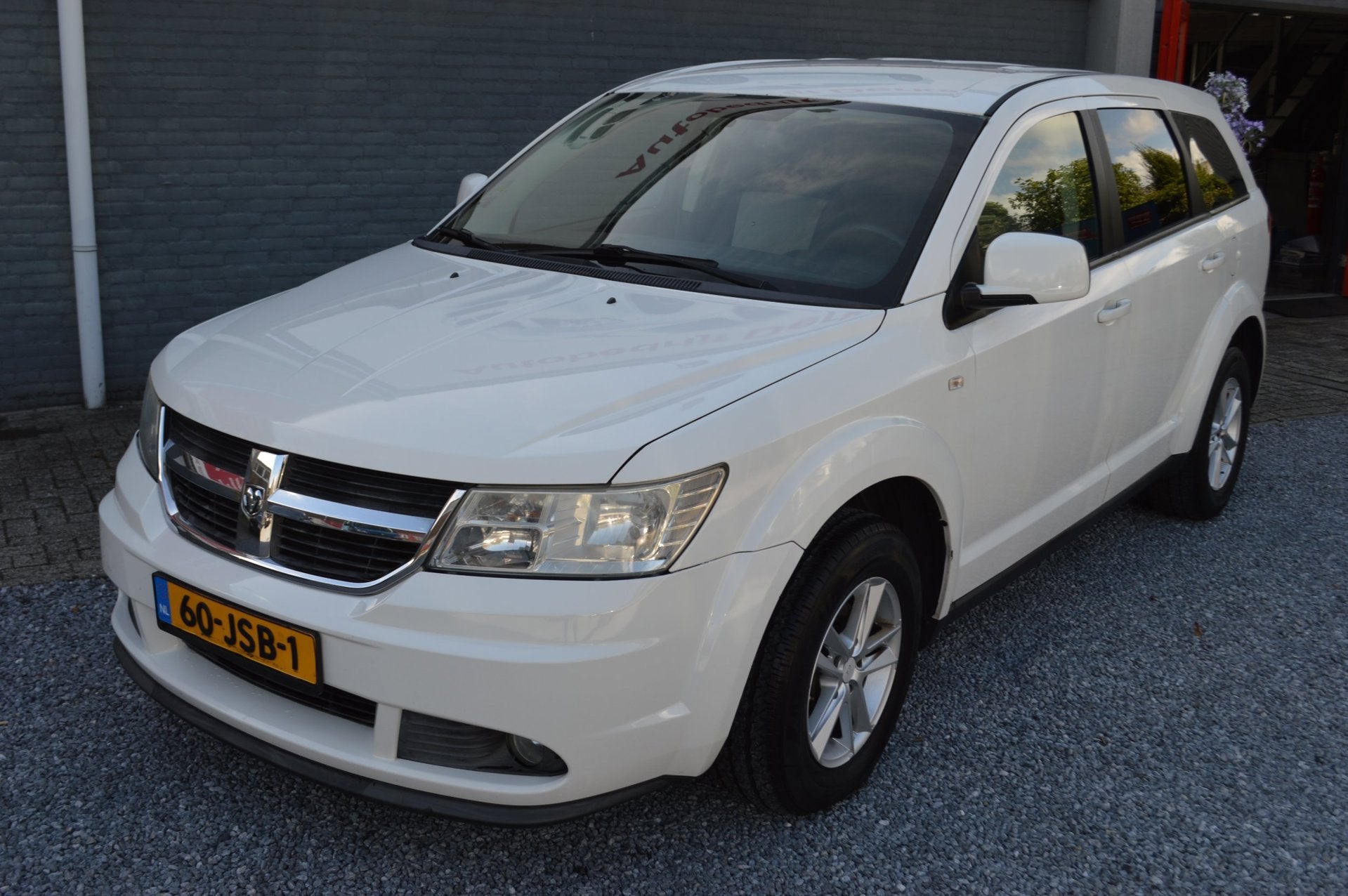 Dodge Journey 2.4 SXT | AUT | Airco | 7 Pers | Navi | PDC, Auto's, Gebruikt, 4 cilinders, Wit, Bedrijf
