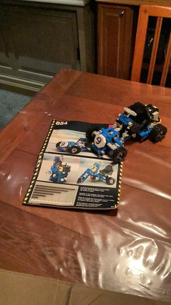 Technic lego set 854 skelter, Lego, Compleet, Ophalen of Verzenden, Zo goed als nieuw