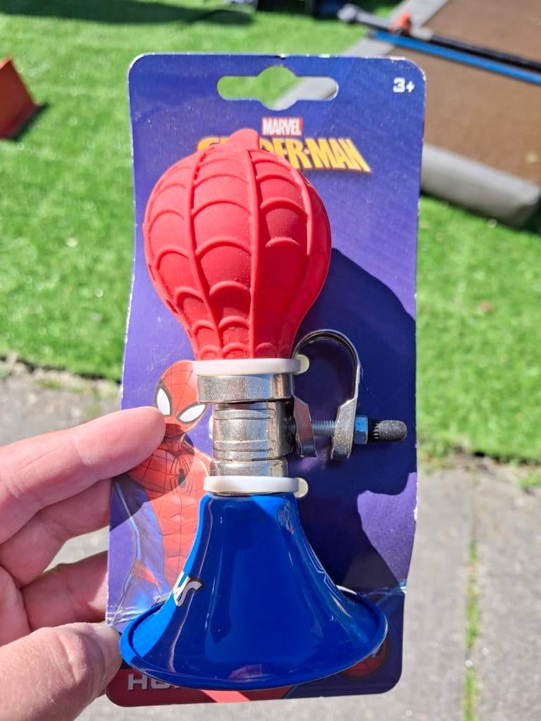 Spiderman toeter, Fietsen en Brommers, Ophalen of Verzenden, Nieuw