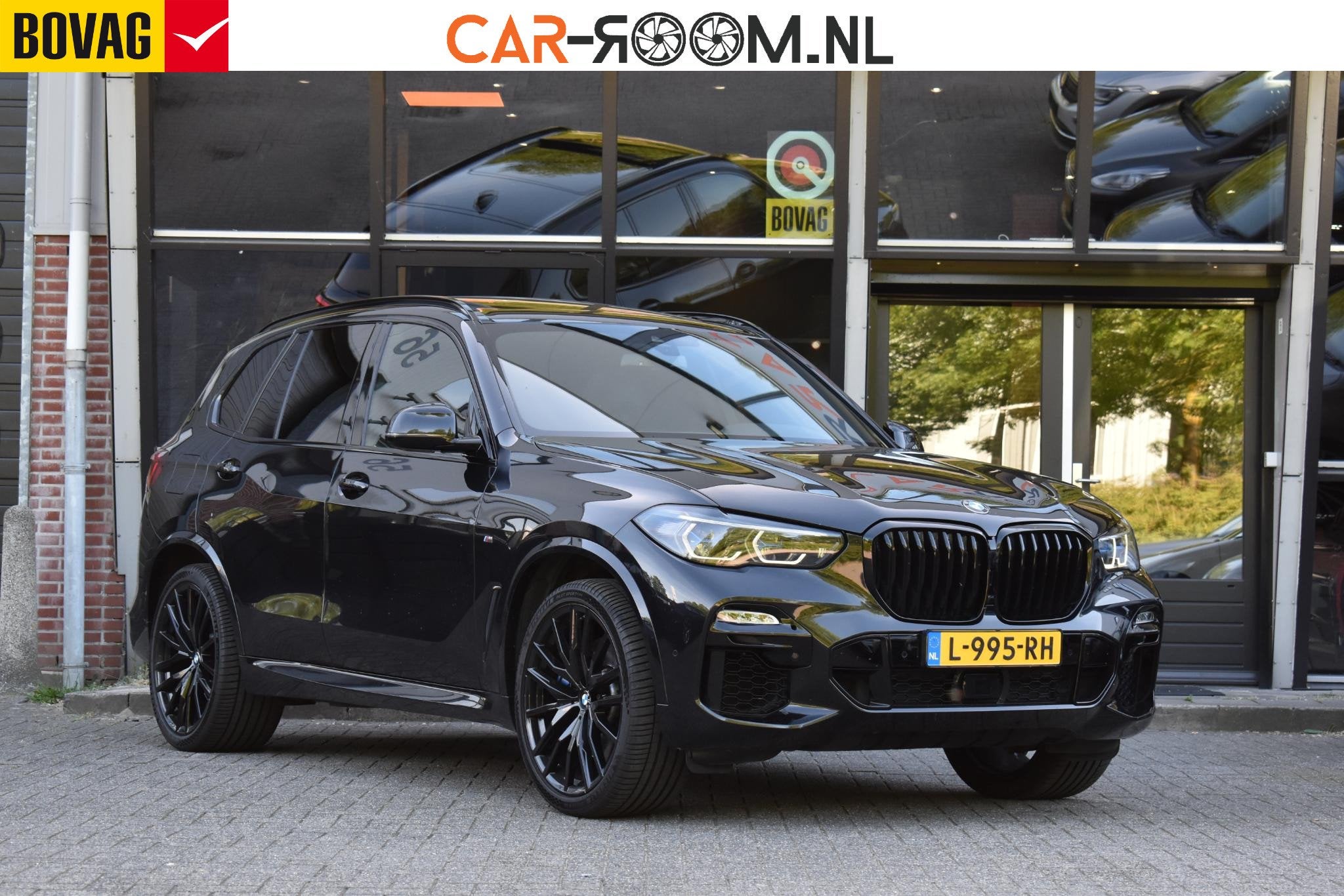 BMW X5 M50i M-Sport Pano Laser Skylounge HK 360Camera, Gebruikt, Met garantie (alle), Zwart, 530 pk