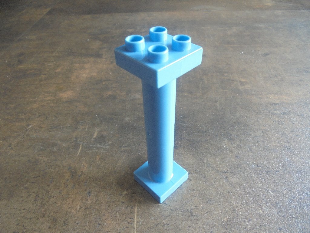 Lego Duplo Support Column 2x2x6 Round (zie foto's) 3, Ophalen of Verzenden, Gebruikt, Losse stenen, Duplo