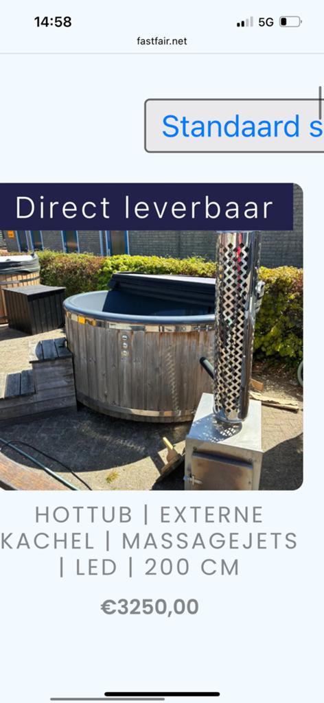 2e hands luxe gebruikte HOTTUB - demo - in VOORRAAD, Ophalen, Gebruikt, 7921AE, Fast Fair b.v.