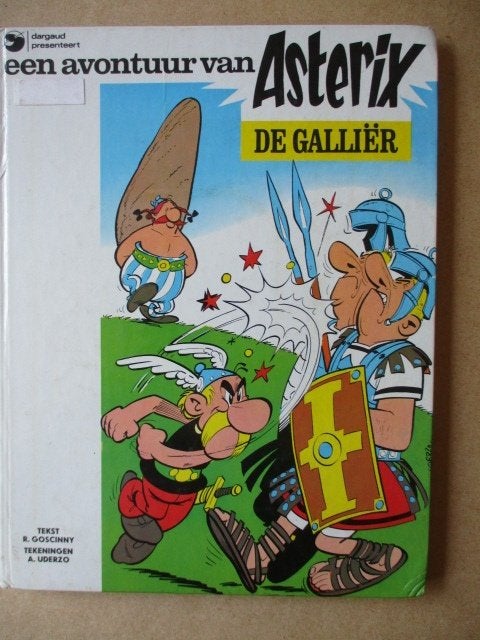 ad000340 asterix dubbelalbum hc, Eén stripboek, Ophalen, Gelezen