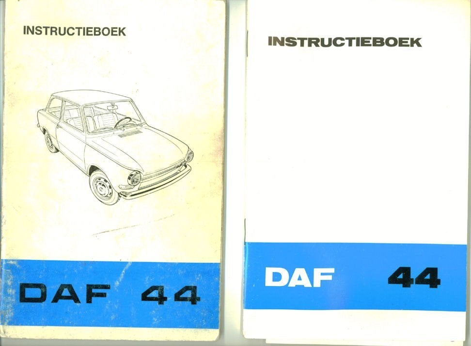 Daf 44 instuctieboekje , 3 verschillende, Ophalen of Verzenden