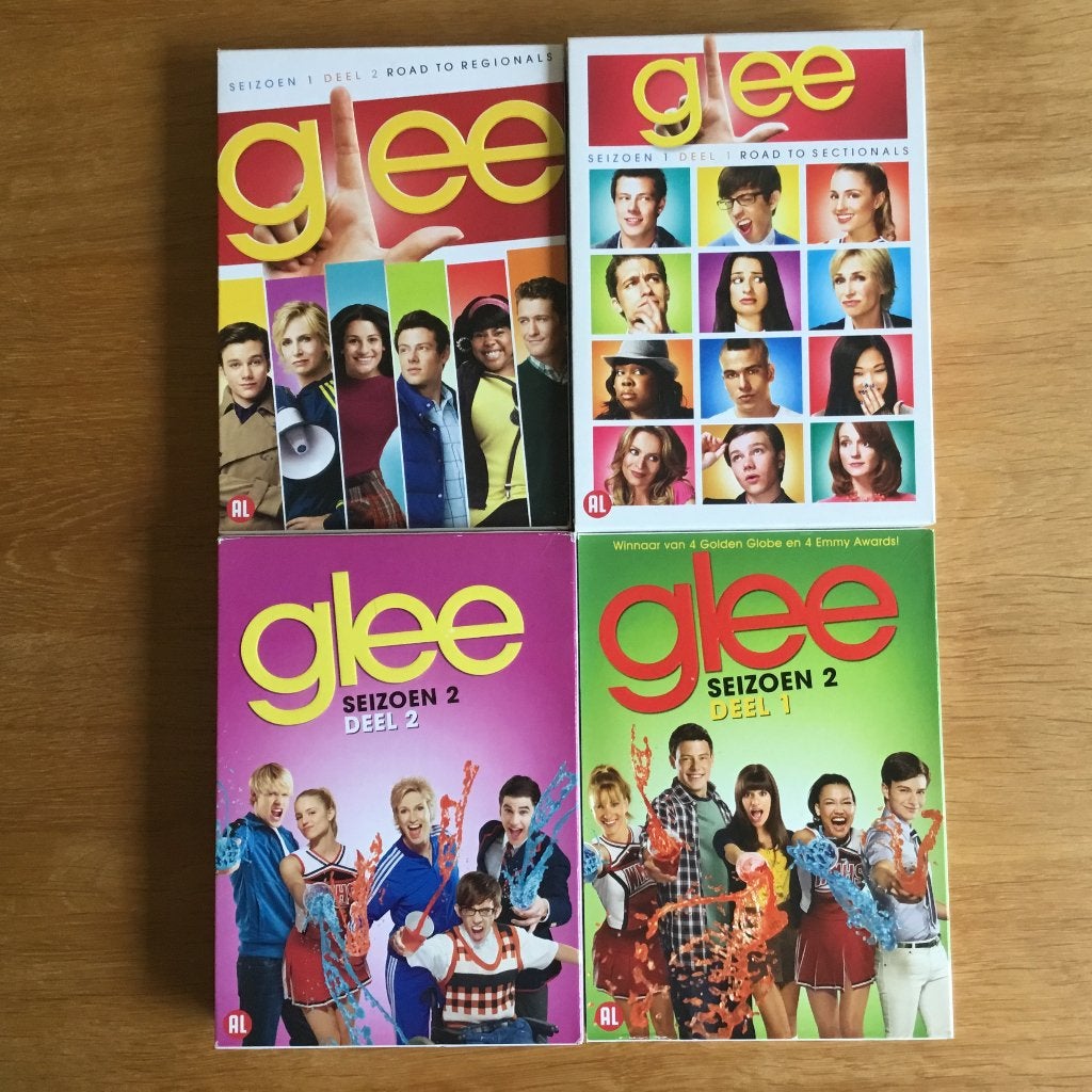 Glee Seizoen 1 en 2 Dvd, Cd's en Dvd's, Alle leeftijden, Ophalen, Gebruikt, Actie en Avontuur