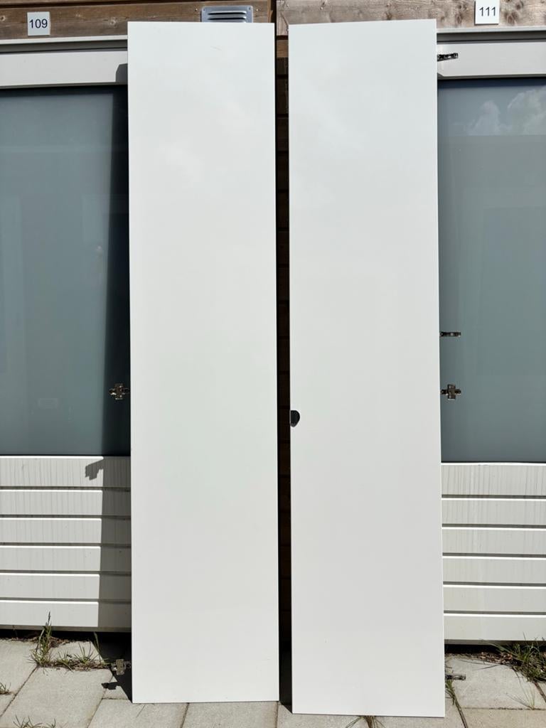 GRATIS AF TE HALEN: Pax kast deuren wit glans, Ophalen, 200 cm of meer, 50 tot 100 cm, Zo goed als nieuw
