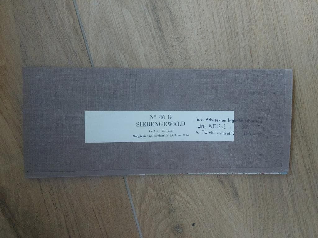 46G Siebengewald Goch  Asperden  Hassum Stafkaart 1957, Topografische Dienst Nederland, Ophalen of Verzenden, 1800 tot 2000, Nederland