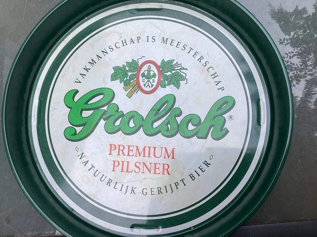 Grolsch dienblad, Ophalen of Verzenden, Zo goed als nieuw, Overige typen, Grolsch