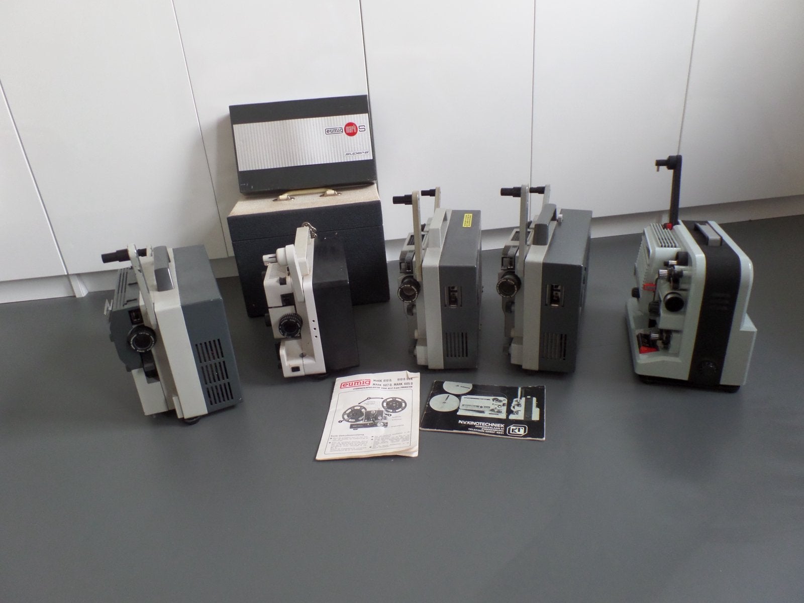 5 filmprojectoren Eumig 4x en, Ophalen of Verzenden, 1960 tot 1980, Projector