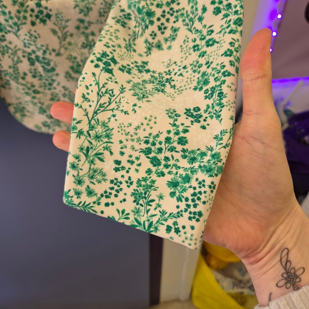 ICHI Kate blazer groen creme bloemenprint maat M-L nr 52180, Kleding | Dames, ICHI, Ophalen of Verzenden, Zo goed als nieuw, Jasje