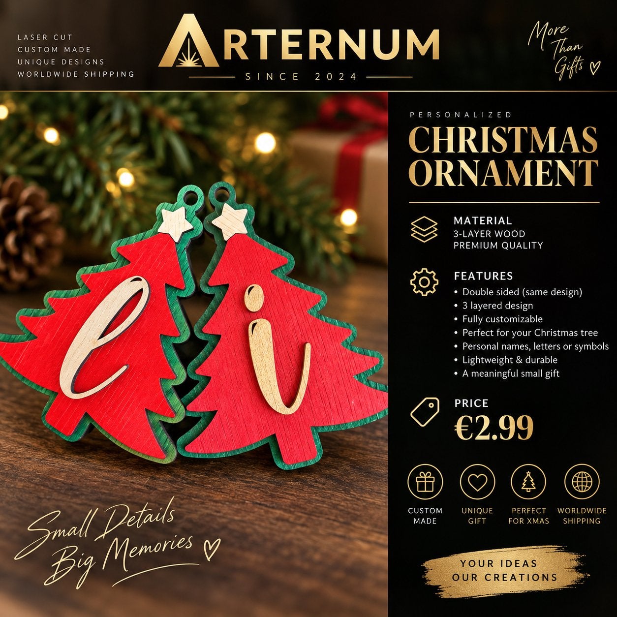 Small details. Big Christmas memories. ️, Ophalen of Verzenden, Nieuw