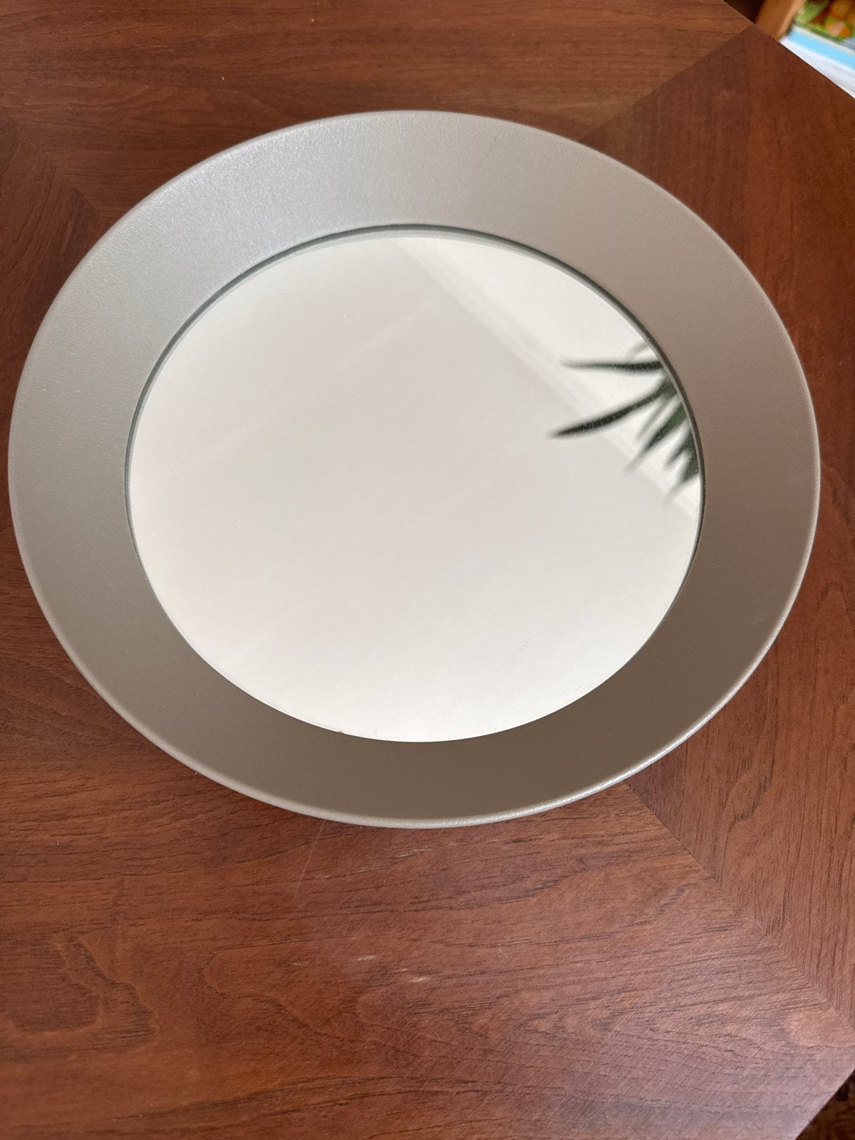 IKEA Langesund spiegel - Rond en stijlvol, Huis en Inrichting, Woonaccessoires | Spiegels, Ophalen, Minder dan 50 cm, Rond, Zo goed als nieuw