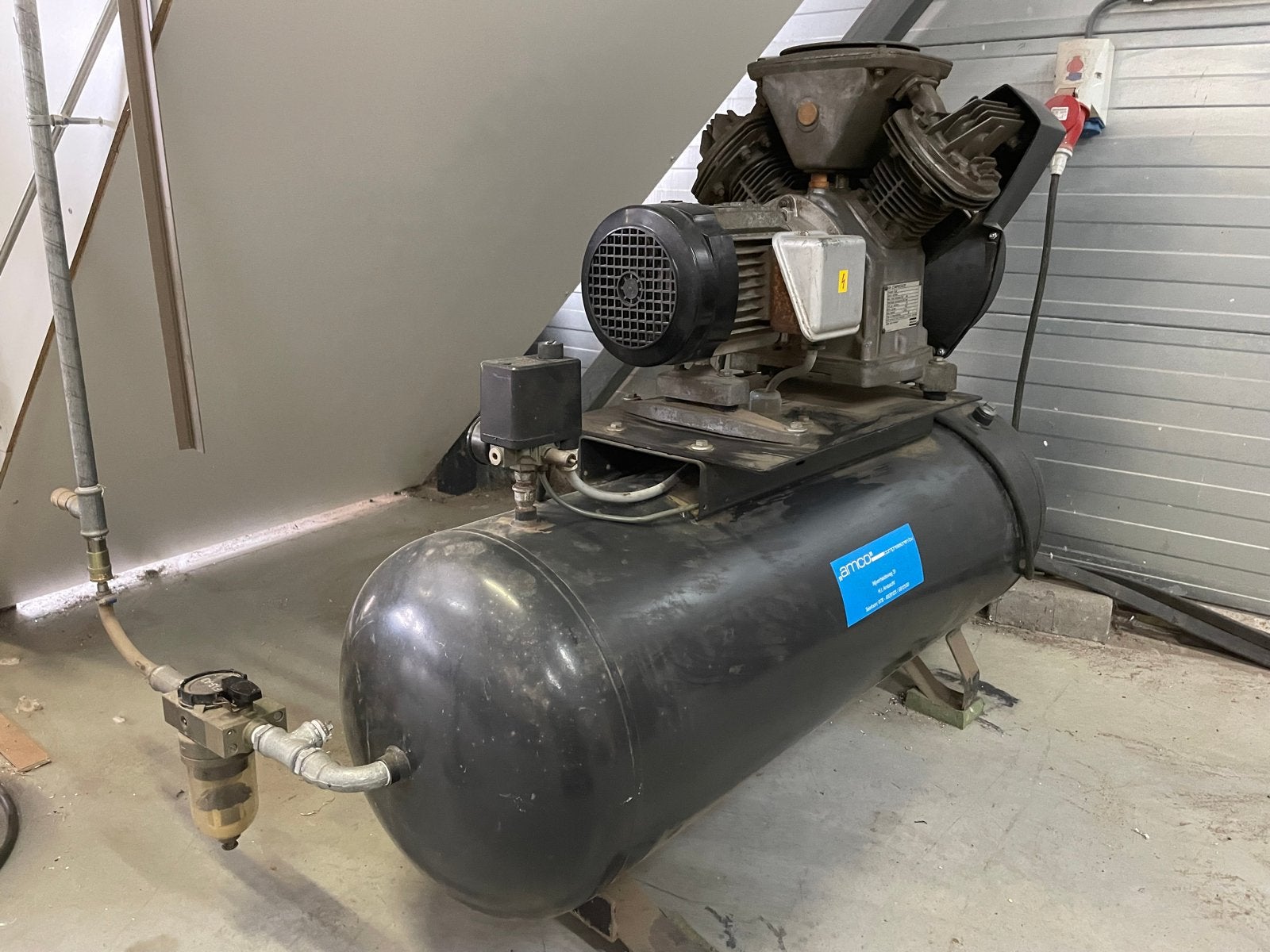 Atlas Copco LE 5 Compressor , 1.5 kW, Ophalen, Gebruikt, Minder dan 200 liter/min, 10 bar of meer