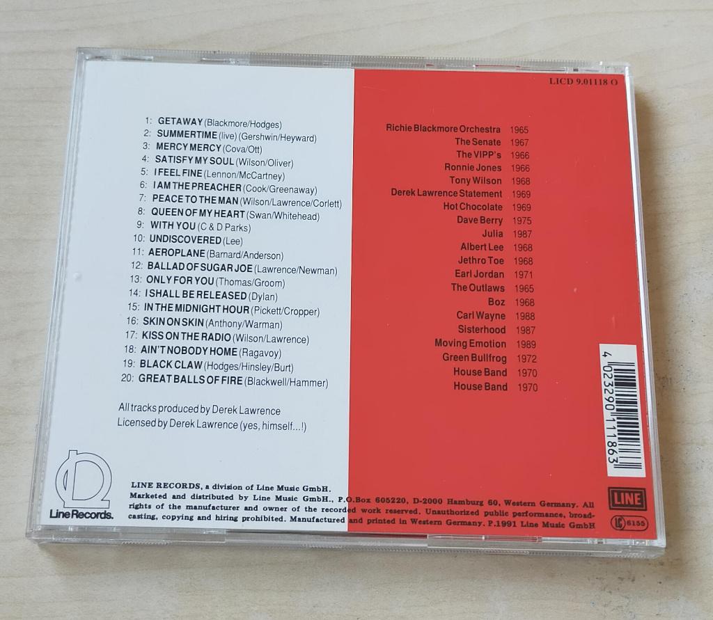The Derek Lawrence Sessions Take 1 CD Ritchie Blackmore, Ophalen of Verzenden, Gebruikt, Poprock