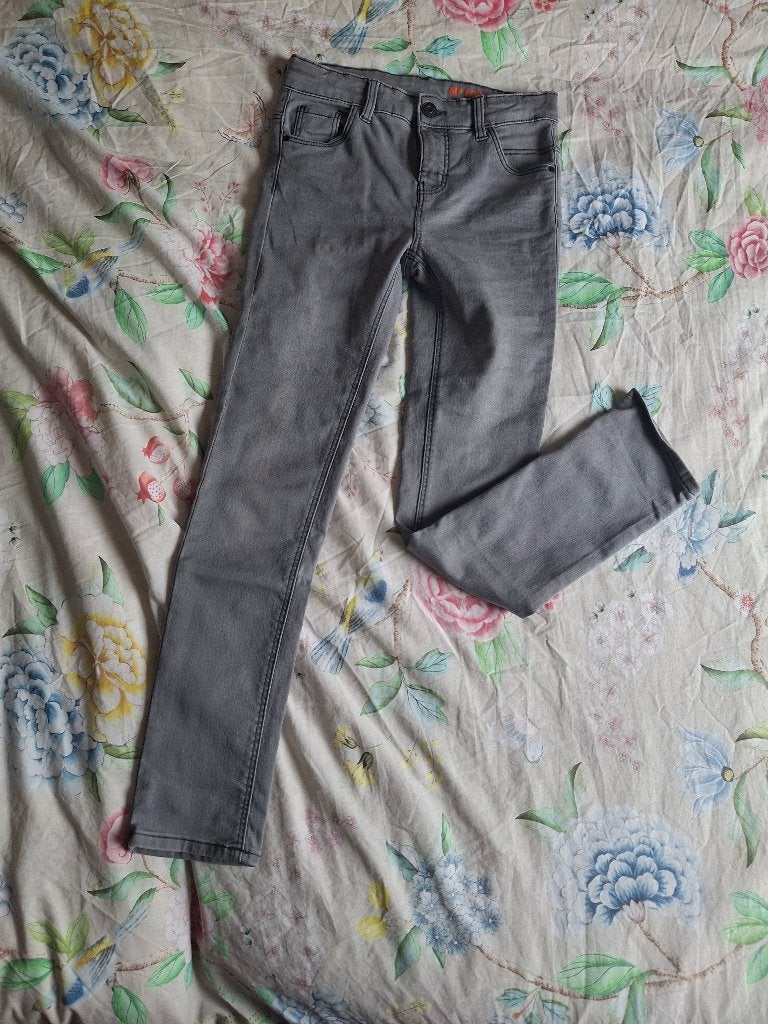 Blue Ridge skinny jeans grijs zwart jongen maat 164, Broek, Ophalen of Verzenden, Zo goed als nieuw, Blue Ridge