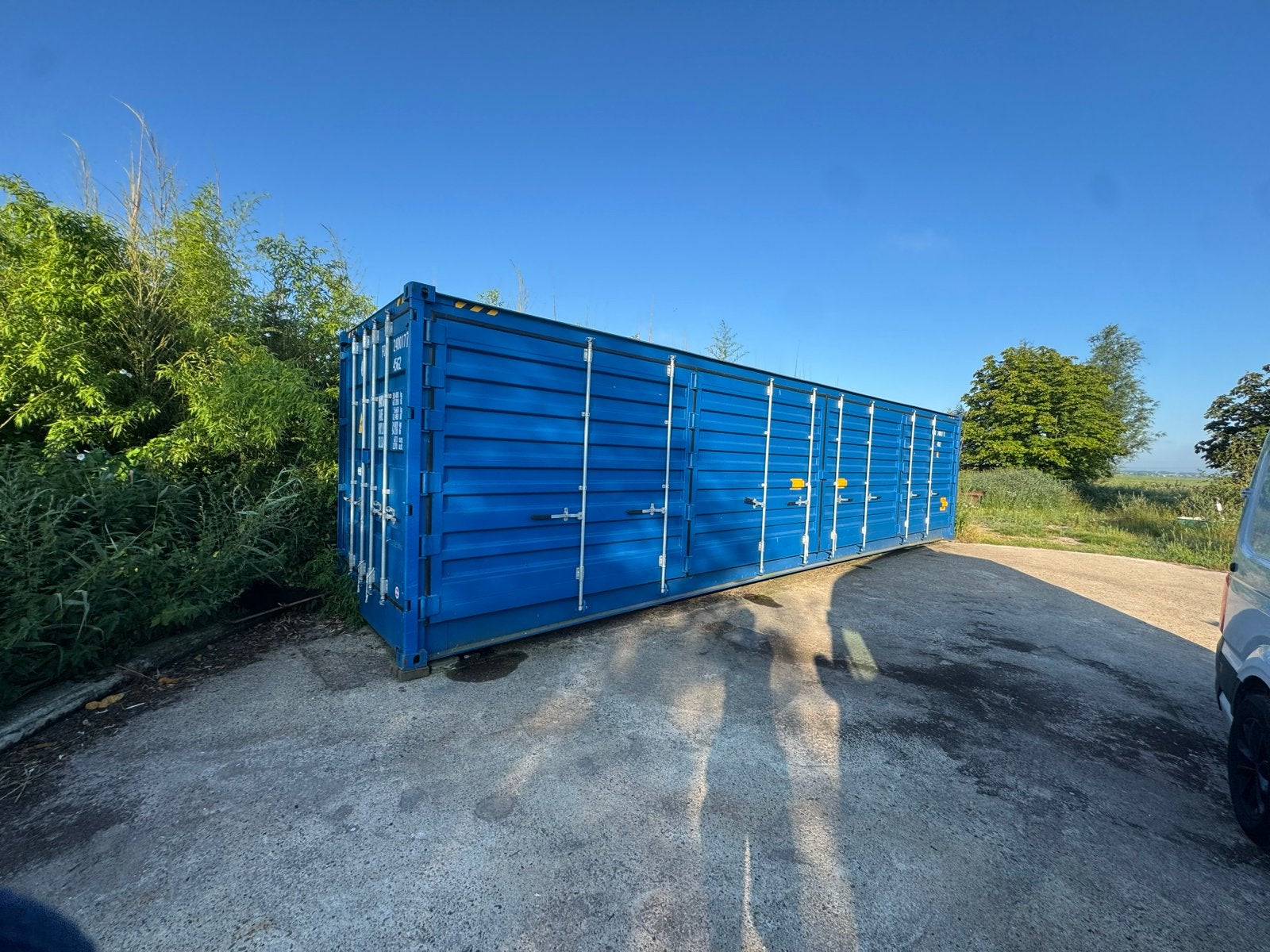 40ft High Cube Open Side, Ophalen