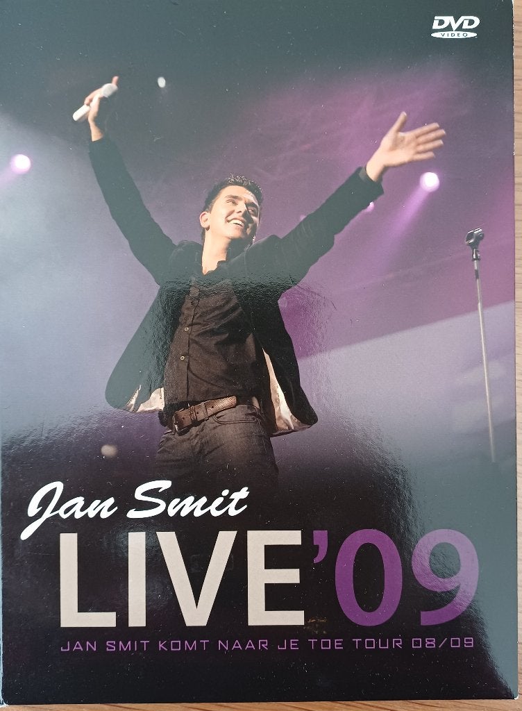 DVD Jan Smit Live '09 - Jan Smit komt naar je toe tour 08/09, Alle leeftijden, Ophalen of Verzenden, Gebruikt