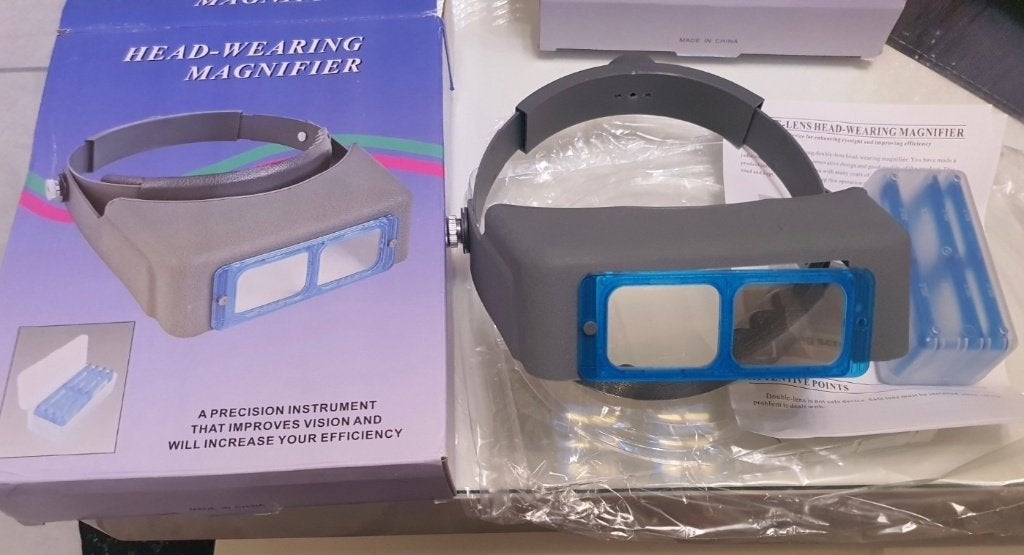 Professionele Loepbril met Hoofdband, Ophalen of Verzenden, Nieuw, Vergrootglas of Loep