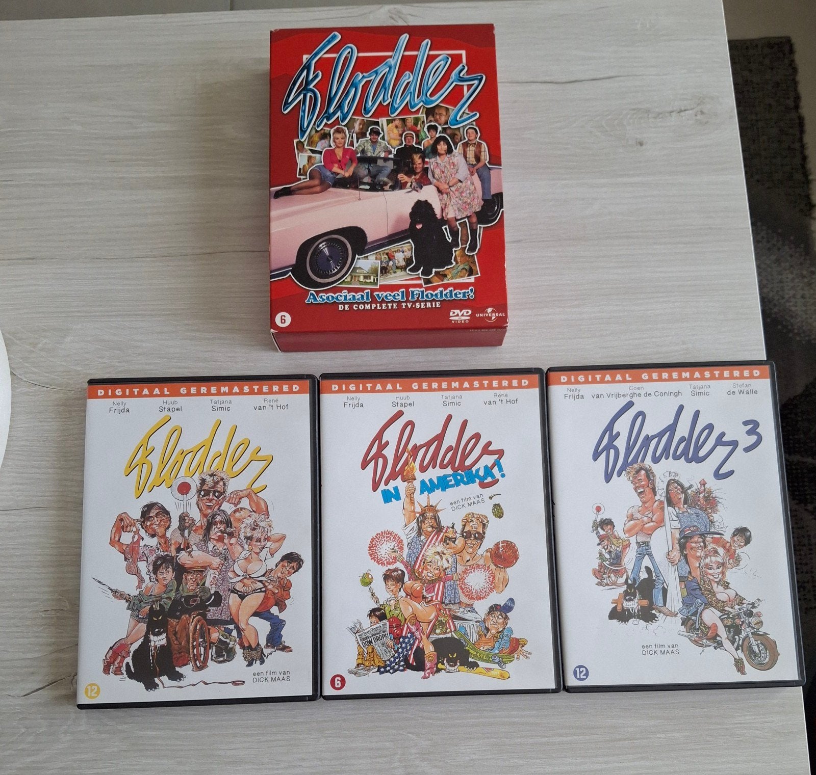 Complete tv en filmcollectie van flodder, Alle leeftijden, Ophalen of Verzenden, Zo goed als nieuw