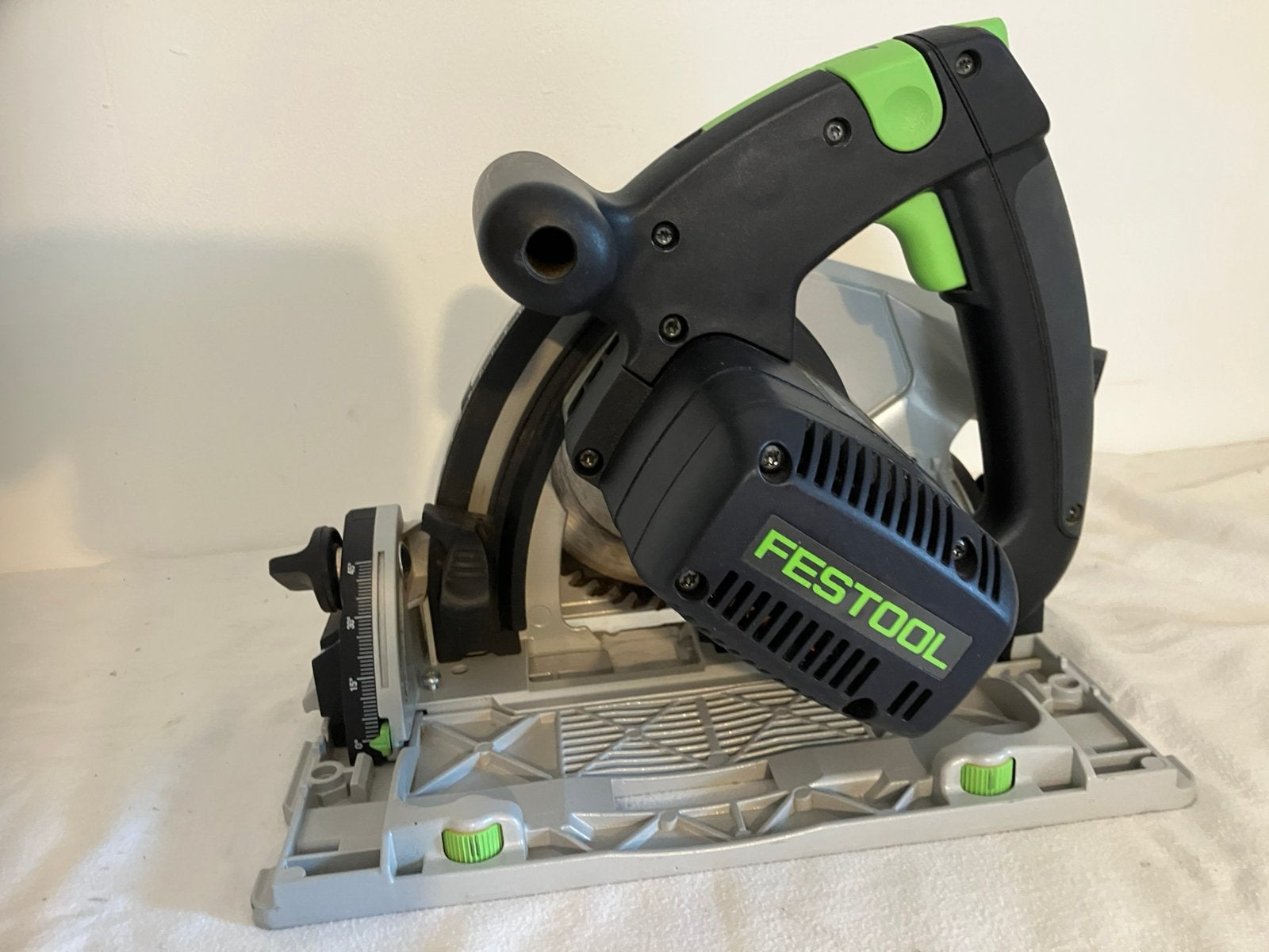 Festool invalzaag TS 55 EBQ., Invalzaag, Ophalen of Verzenden, Zo goed als nieuw, 30 tot 70 mm