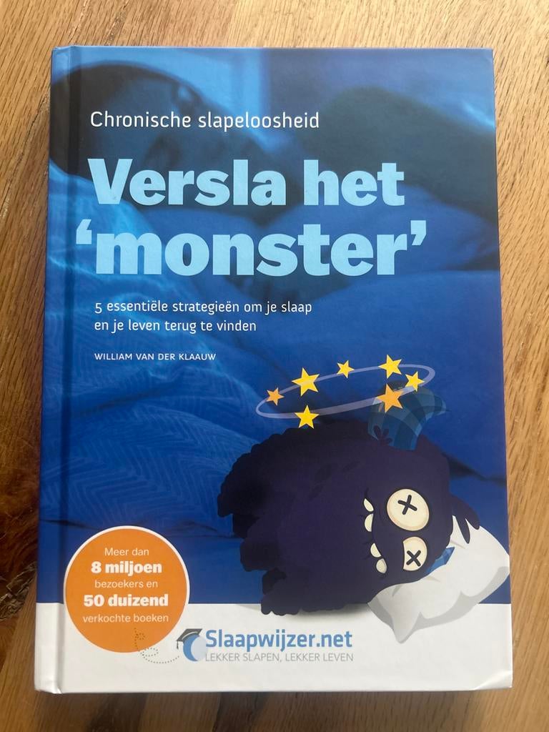 Versla het 'monster' - Chronische slapeloosheid, Ophalen of Verzenden, Zo goed als nieuw