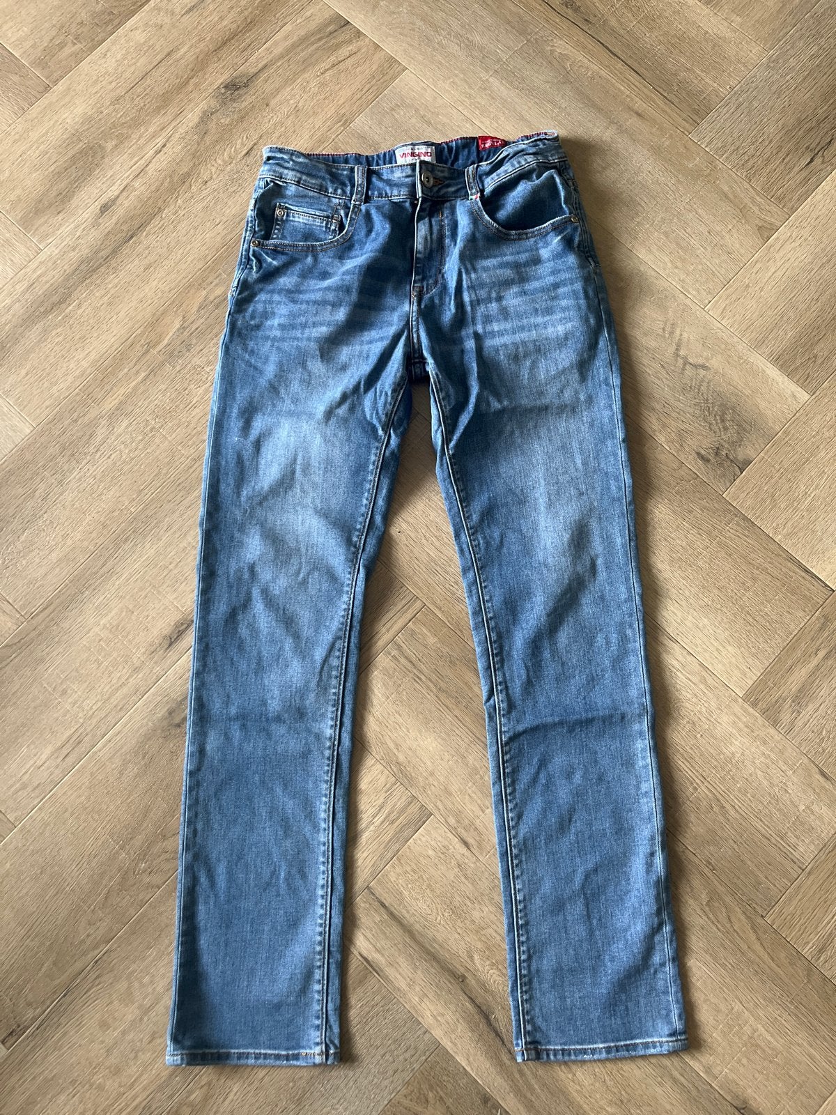 Vingino spijkerbroek maat 164/14Y, Ophalen of Verzenden, Gebruikt, Jongen, Broek