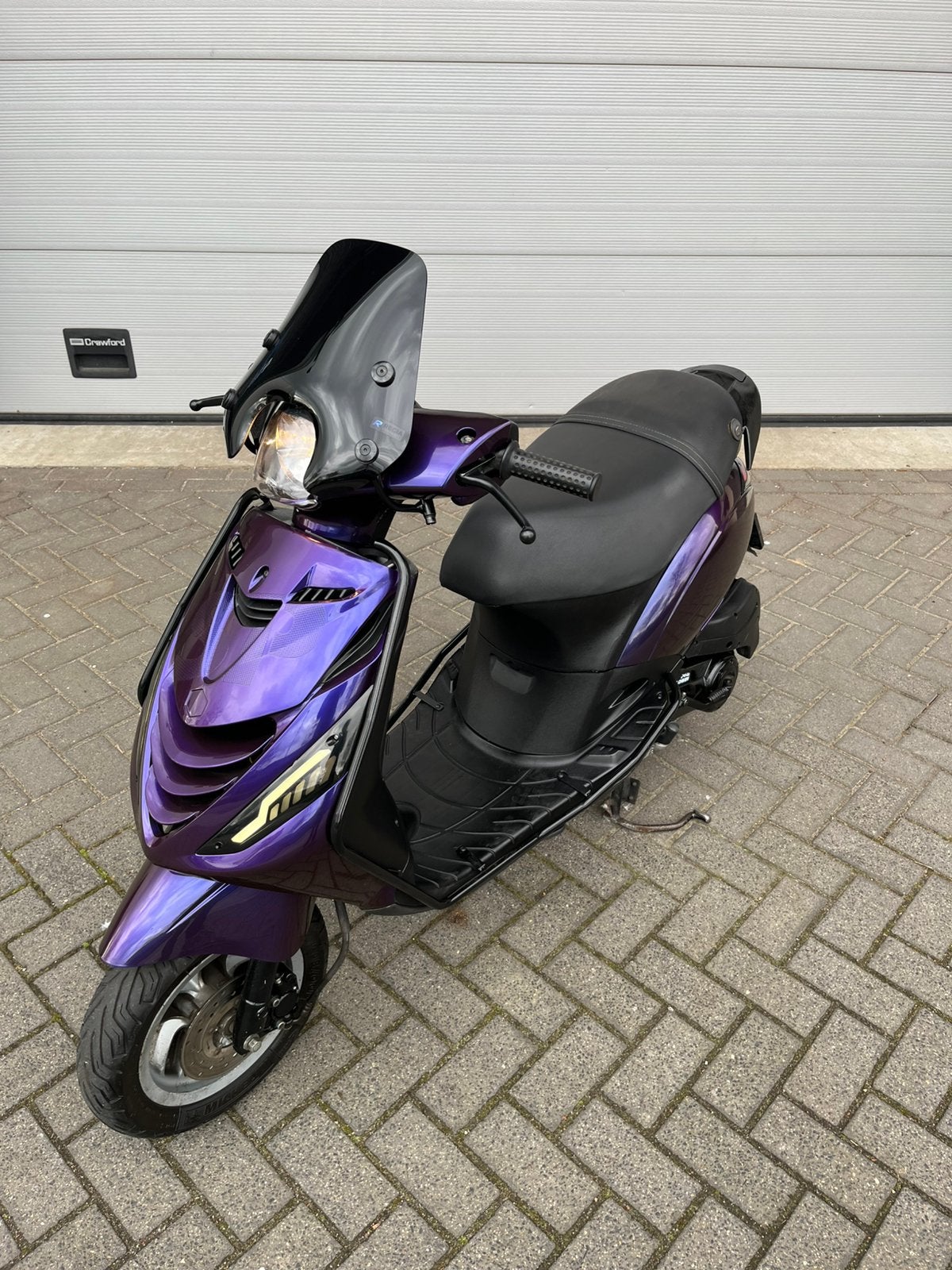 Piaggio zip 4 takt 50cc 2v Twilight Alpha led Full option, Ophalen of Verzenden, Zo goed als nieuw, Benzine, Piaggio