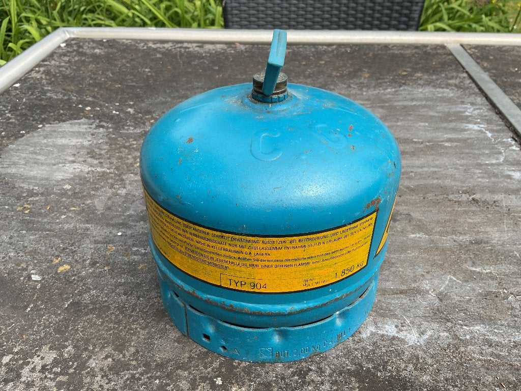 Campingaz 904 gasfles, Ophalen, Zo goed als nieuw