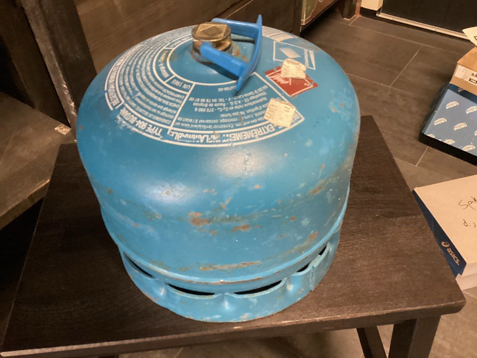Campingaz gasfles 904 -, Ophalen of Verzenden, Gebruikt