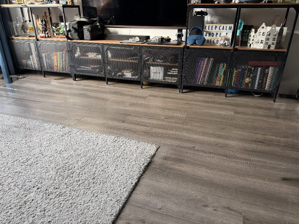 IKEA FJÄLLBO complete set — TV-meubel + 2 stellingkasten, Ophalen, Zo goed als nieuw