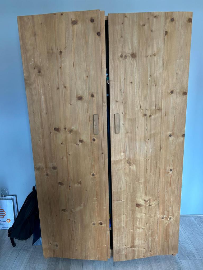 Kledingkast steigerhout, Huis en Inrichting, Kasten | Stellingkasten, Ophalen, Gebruikt