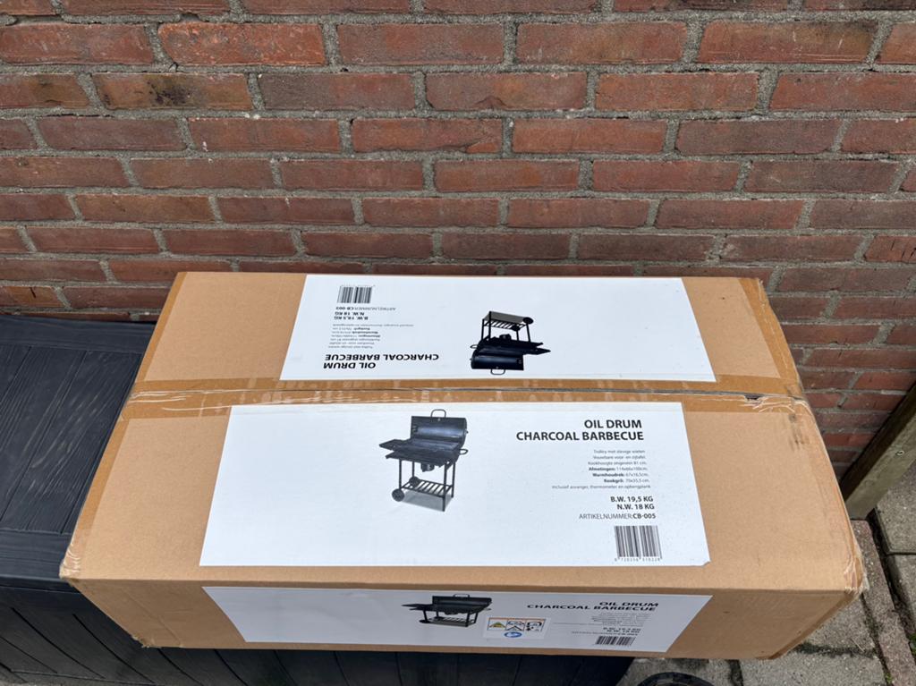 Olie drum bbq, Ophalen, Nieuw