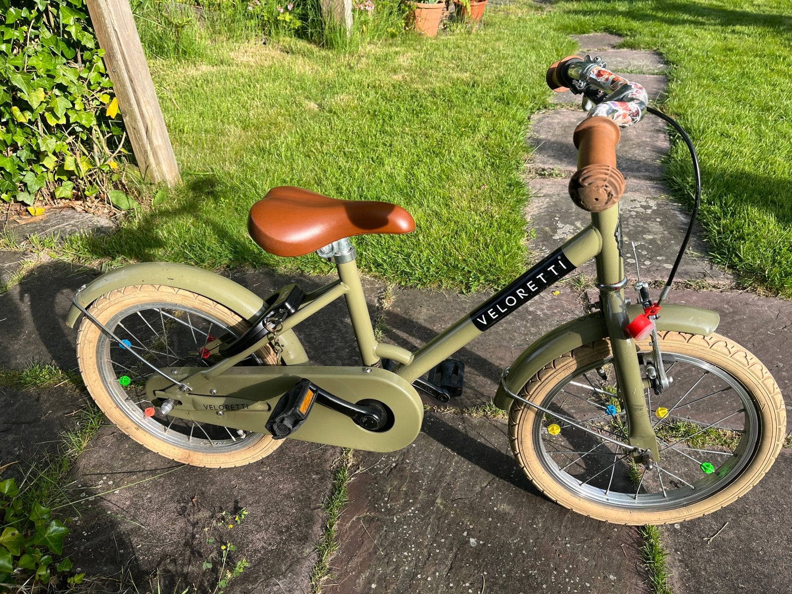 Veloretti kinderfiets 16 inch, Ophalen, Gebruikt, Terugtraprem, 16 tot 20 inch