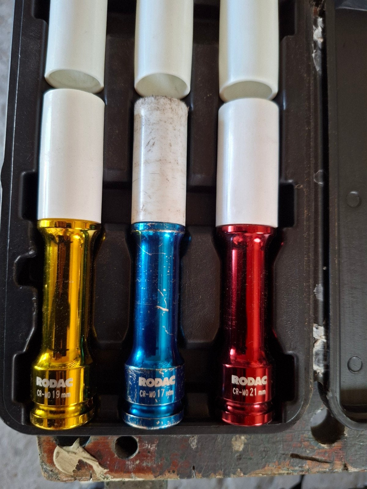 Rodac CR-MO 17, 19, 21 mm slagdoppen set, Ophalen of Verzenden