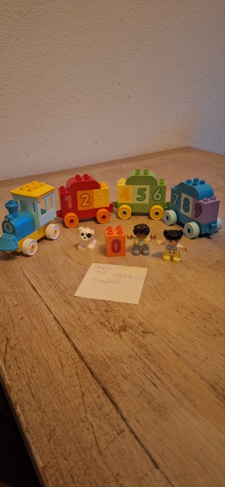 LEGO Duplo Mijn Eerste Cijfertrein 10954, Overige thema's, Ophalen of Verzenden, Zo goed als nieuw, Duplo