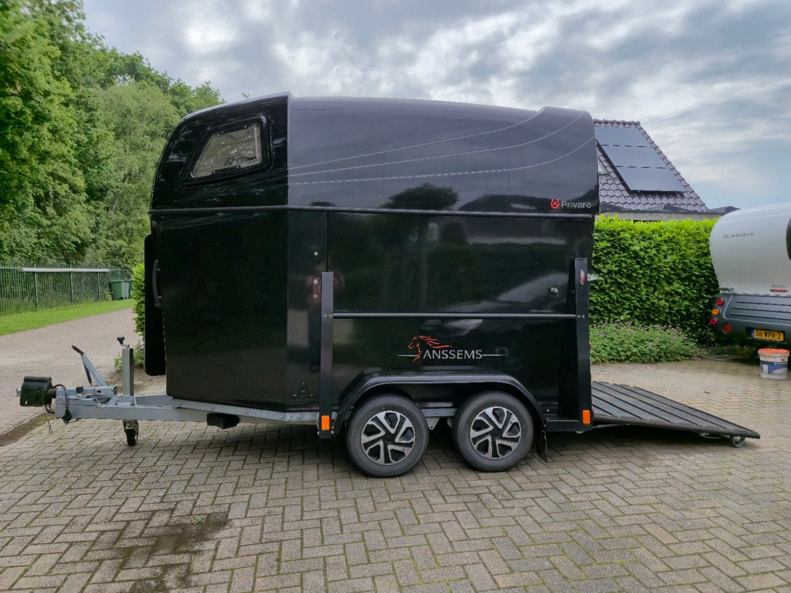 Anssems Privaro  2-paards trailer, Ophalen, Zo goed als nieuw