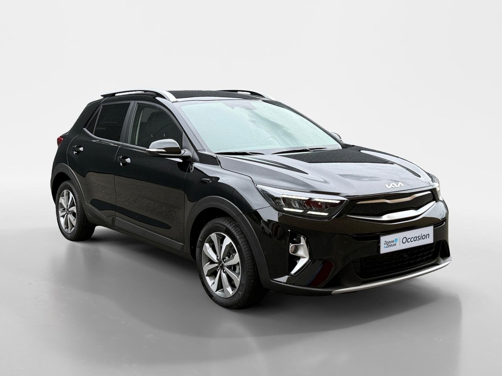 Kia Stonic 1.0 T-GDi MHEV DynamicPlusLine Navi | Metallic la, Euro 6, Zwart, Origineel Nederlands, 19 km/l