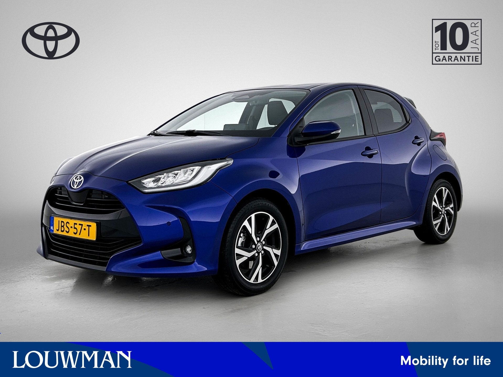 Toyota Yaris 1.5 Hybrid 115 Dynamic Comfort Pack | BTW voert, 12 maanden, Gebruikt, Blauw, Hybride Elektrisch/Benzine
