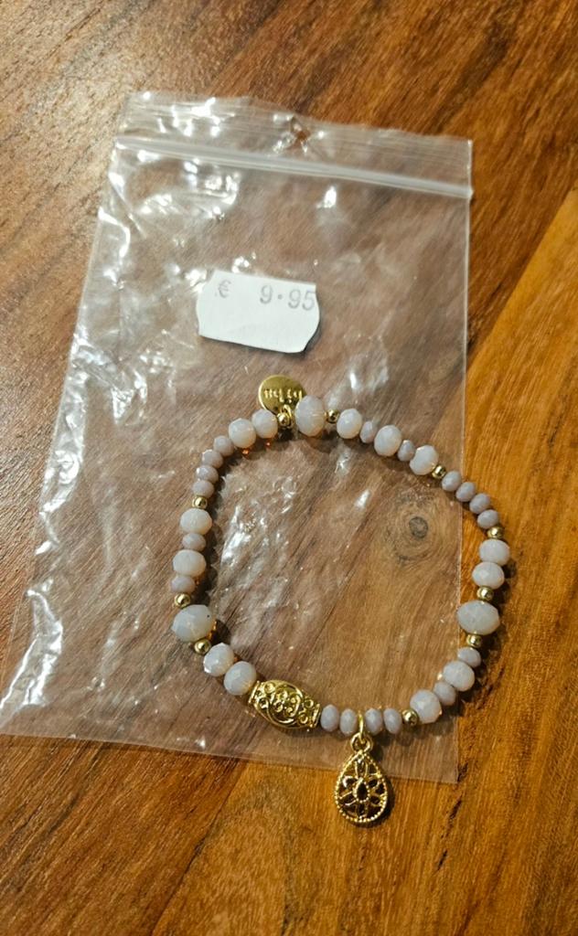 NIEUWE biba armband, Ophalen of Verzenden, Nieuw, Met bedels of kralen