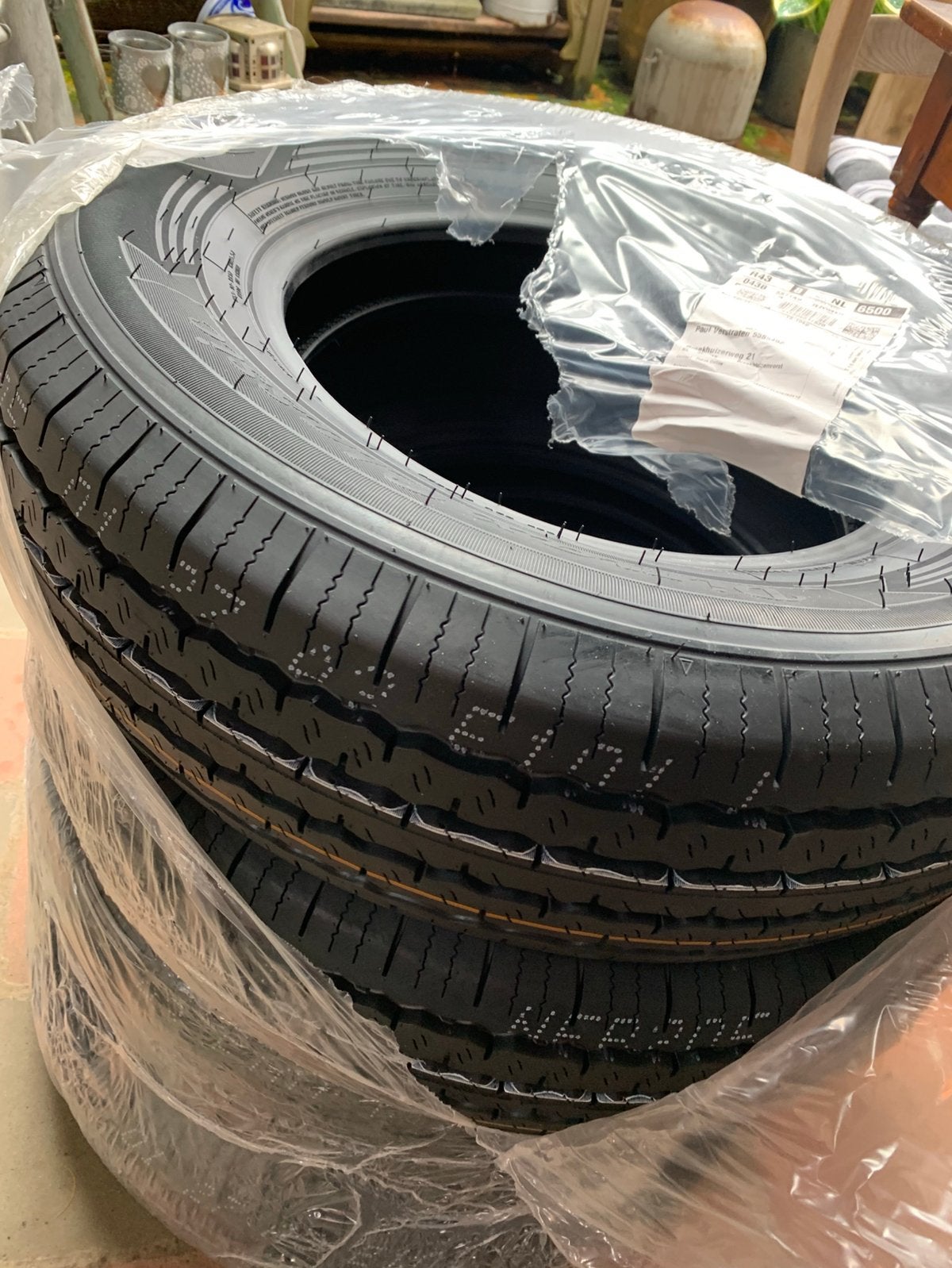 4x nieuwe banden 185R14, Ophalen, 14 inch, Nieuw, 185 mm