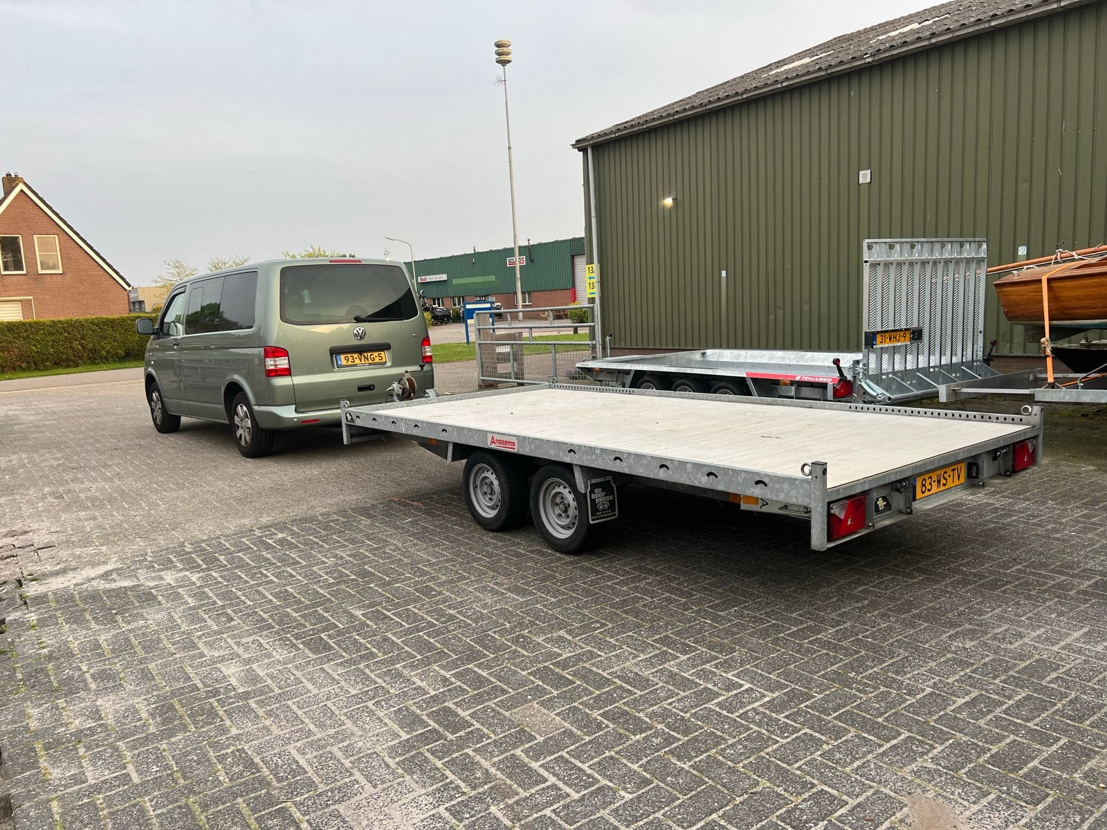 Anssems auto aanhanger ambulance 2018 met lier en rijplaten, Ophalen of Verzenden, Gebruikt