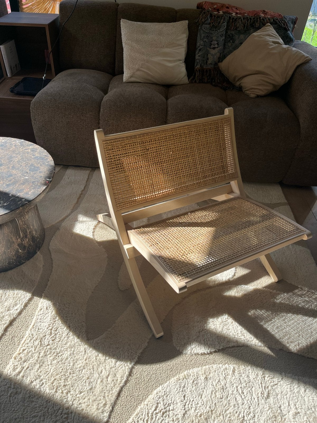 Opklapbare stoel met webbing, Huis en Inrichting, Ophalen, Gebruikt, Overige kleuren, Eén