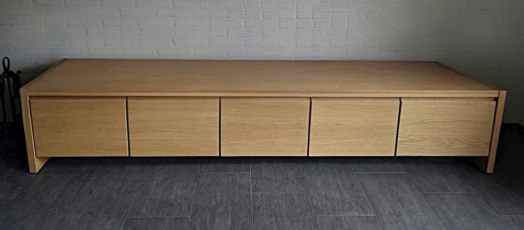 Massief eiken Nibema dressoir, Huis en Inrichting, Ophalen, Met deur(en), Eikenhout, Zo goed als nieuw