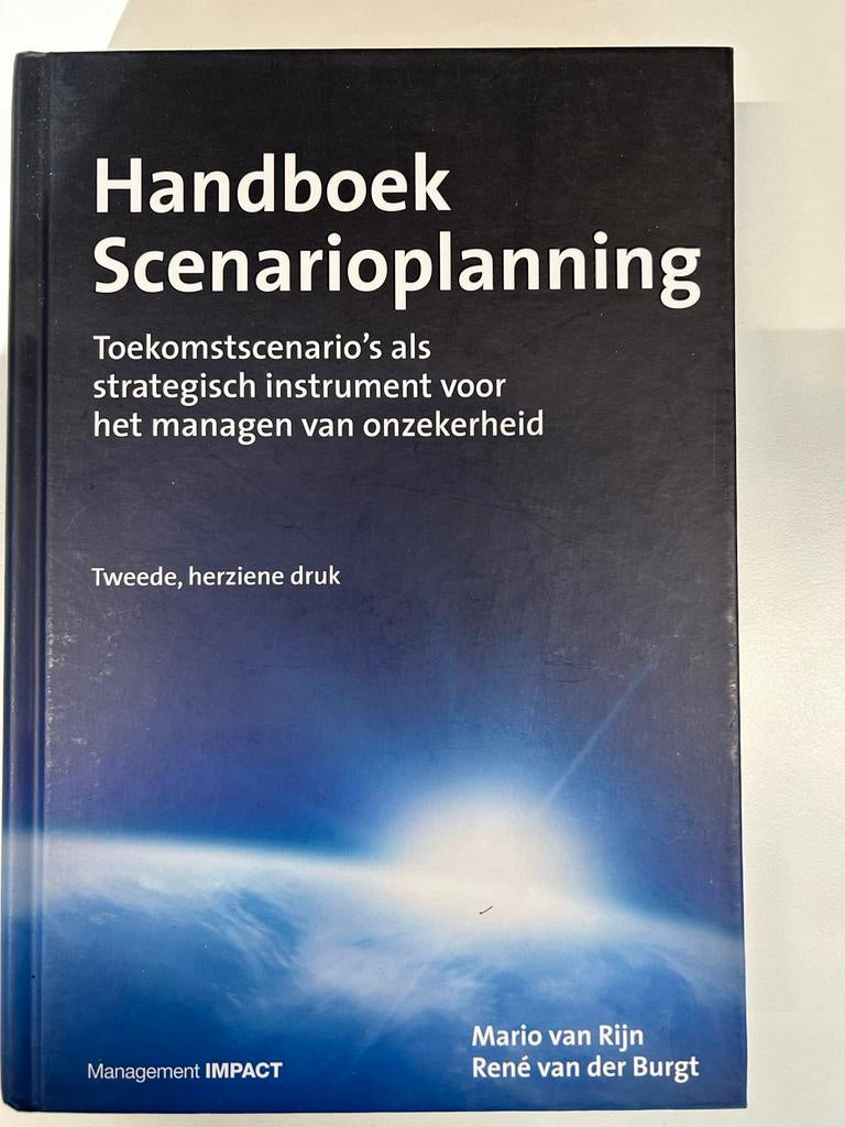 Handboek Scenarioplanning, Boeken, Ophalen of Verzenden, Zo goed als nieuw, Management